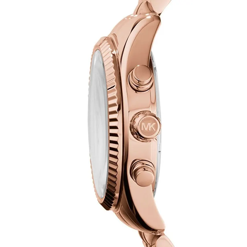 Michael Kors Lexington Chronograph Rose Gold-Tone Ladies Watch | MK5569